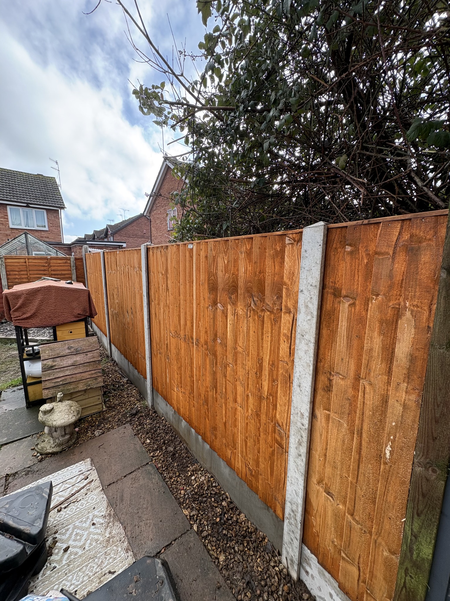 New fence installed in Bromsgrove, Worcestershire